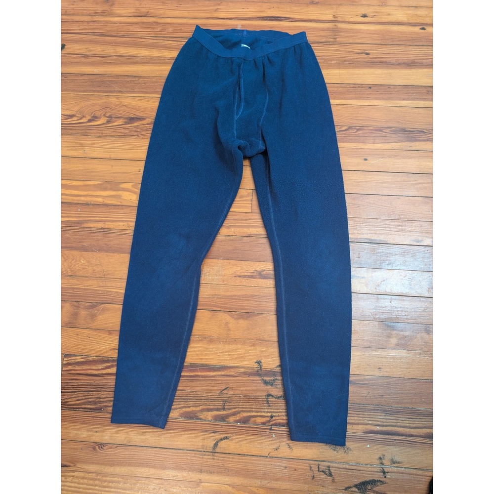 Patagonia Fleece Thermal Underwear Bottoms Navy Blue Men's Small
